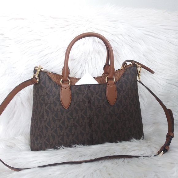 NWT MICHAEL KORS AUSTEN MEDIUM SATCHEL HANDBAG - Picture 6 of 8